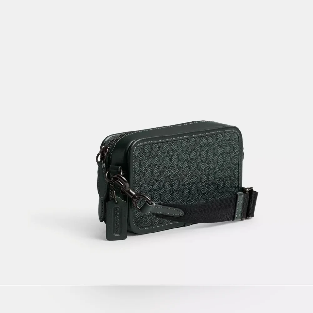 COACH Charter Slim Crossbody In Micro Signature Jacquard - Picture 4 of 12